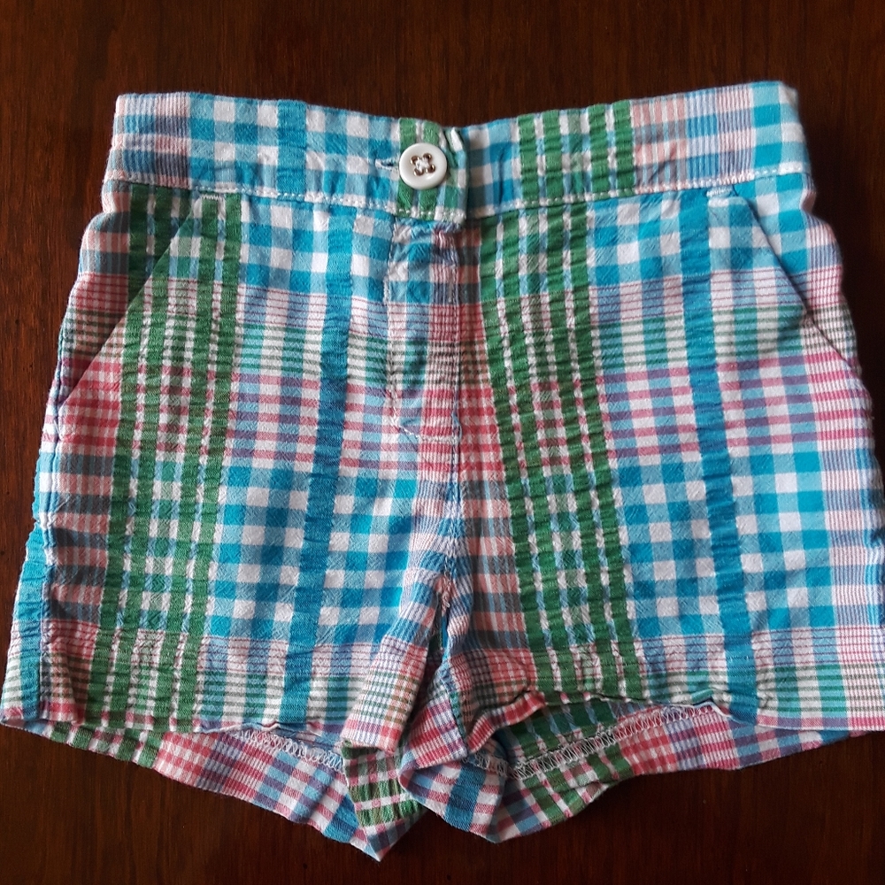 Janie and Jack Plaid Shorts